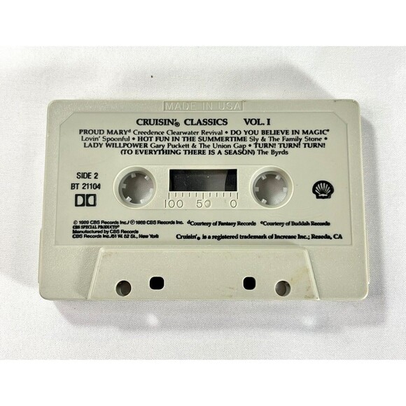 60's And 70's' Classics Volume 1 Cassette Tape Shell TESTED - Picture 8 of 9